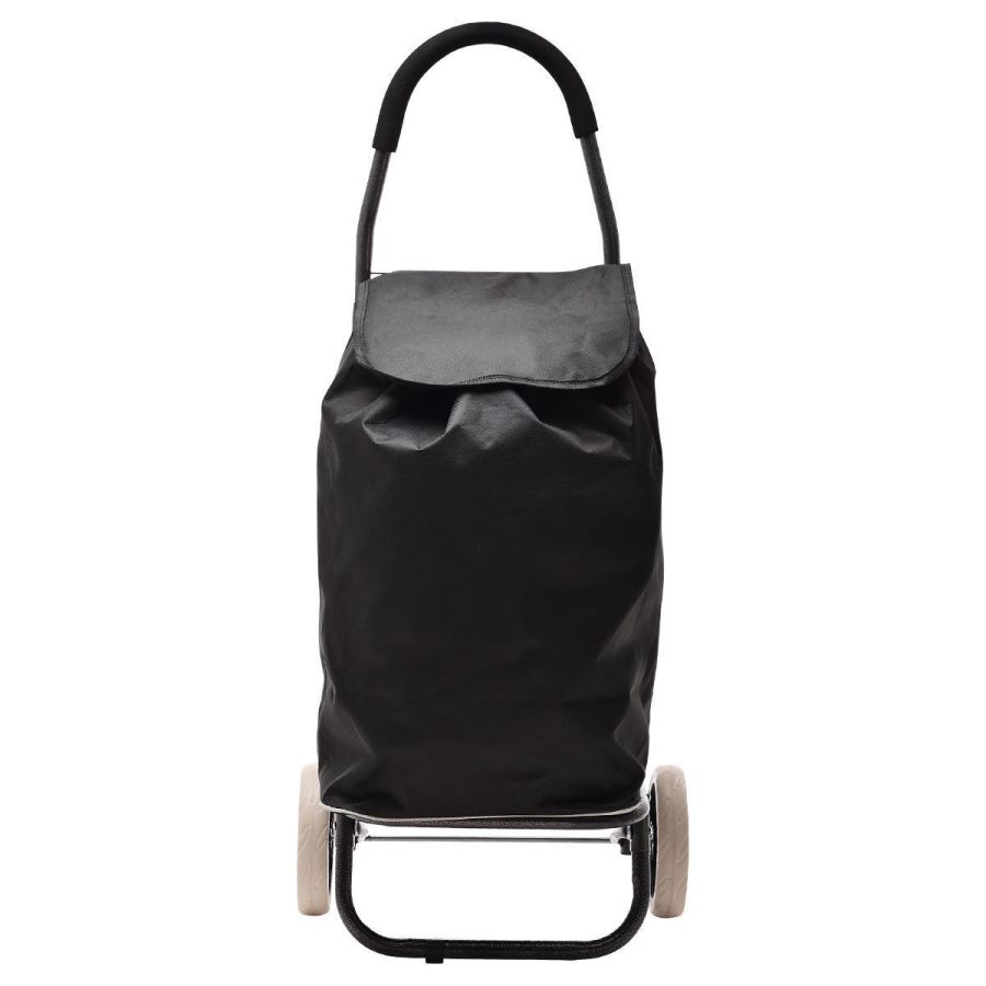 Καρότσι Λαϊκής 46lt Υφασμάτινο Μαύρο 35,5x23,5x95,8cm Estia Home Art Neo 04-14940