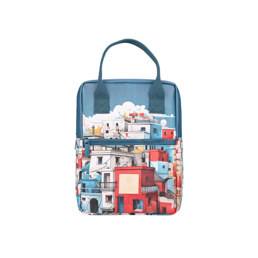 Τσάντα Φαγητού Ισοθερμική 20x14xH27cm 7lt Estia Home Art Save the Aegean Urban Mythos 01-22587