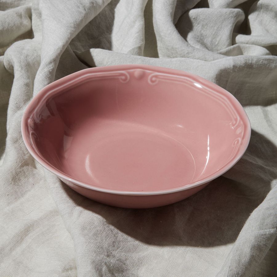 Μπωλ 16,5cm Πορσελάνινο Ανάγλυφο Estia Home Art Athénée Rose 07-13615