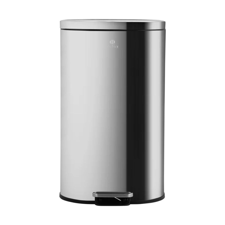 Κάδος Απορριμάτων 30lt Soft Close Inox Estia Home Art Ovoid 02-21467