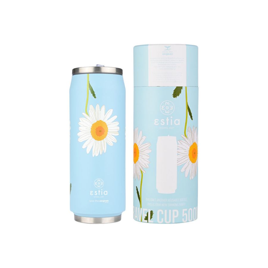 Θερμός 500ml Travel Cup Dreamy Sky Estia Home Art  Save the Aegean 01-22808