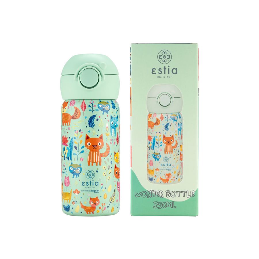 Θερμός Παιδικό 350ml Estia Home Art Feline Foliage 01-23461