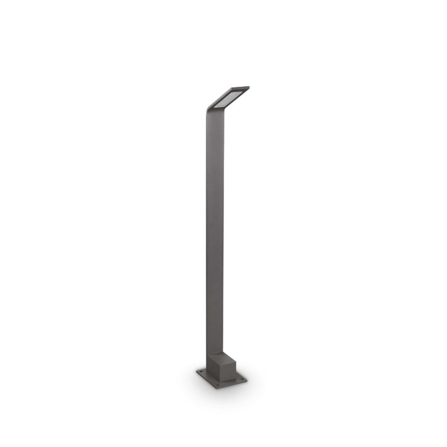 Φωτιστικό Κολωνάκι Εξ.Χώρου IP54 Led 6,5w 4000K 730lm L95xH800xP150mm Ideal Lux Agos PT H80 Antracite 268422