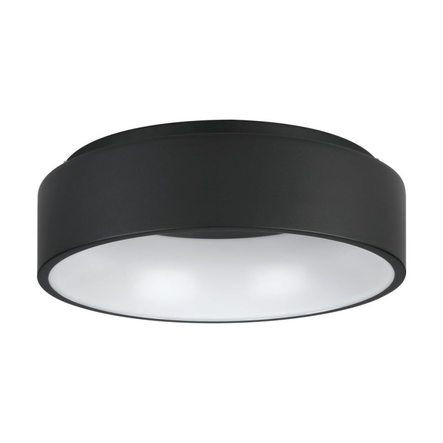 Πλαφονιέρα Οροφής Μέταλλο Μαύρο 45xH13,5cm LED 3000K 3000lm Ρυθμιζόμενη Eglo Marghera 2 390049