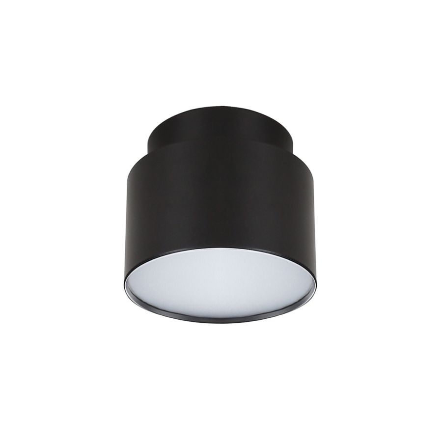 Φωτιστικό Οροφής Led 9w 507lm 3000K Beam Angle 100°  Ø90xH73mm Μέταλλο Μαύρο Viokef Gabi 4279401