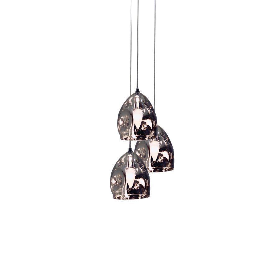 WS19522-3 SOFT PENDANT SMOKEY GREY E2+ HOMELIGHTING 77-3695