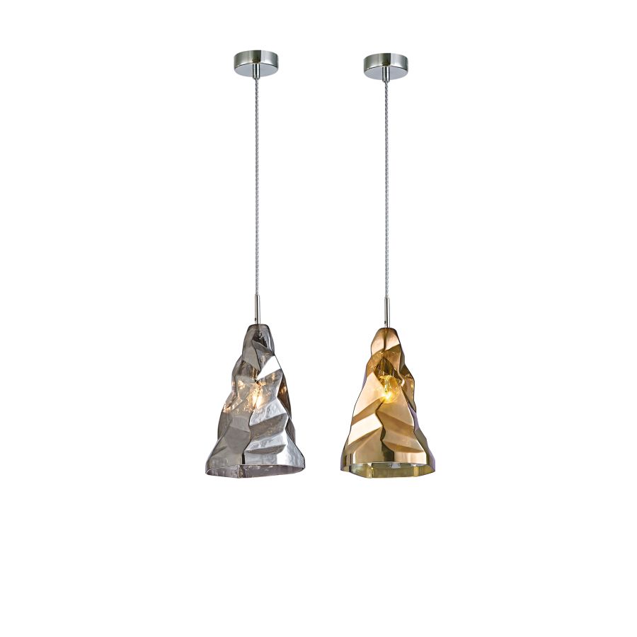 SE4312-01 SM LUIGI PENDANT SMOKY GLASS Γ4 HOMELIGHTING 77-3699