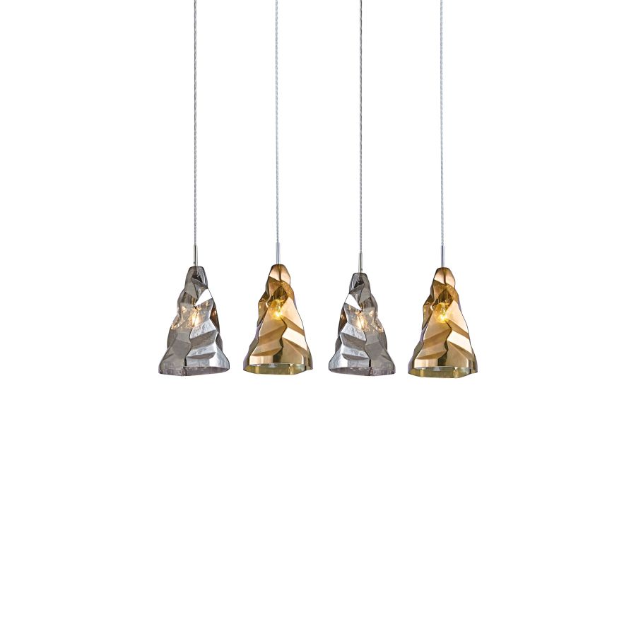 SE4312-04 LUIGI PENDANT GLASS Δ1+ HOMELIGHTING 77-3701