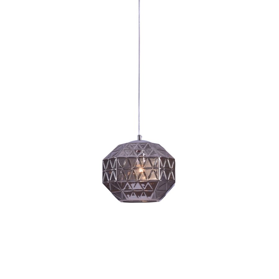 SE4288-01CL MATILDE PENDANT SMOKE GLASS E4 HOMELIGHTING 77-3747