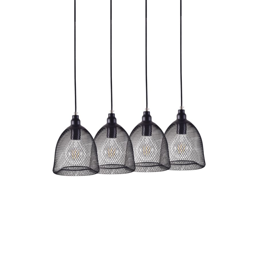 SE 151-20-4 ZOLA PENDANT LAMP BLACK MAT+ HOMELIGHTING 77-4351