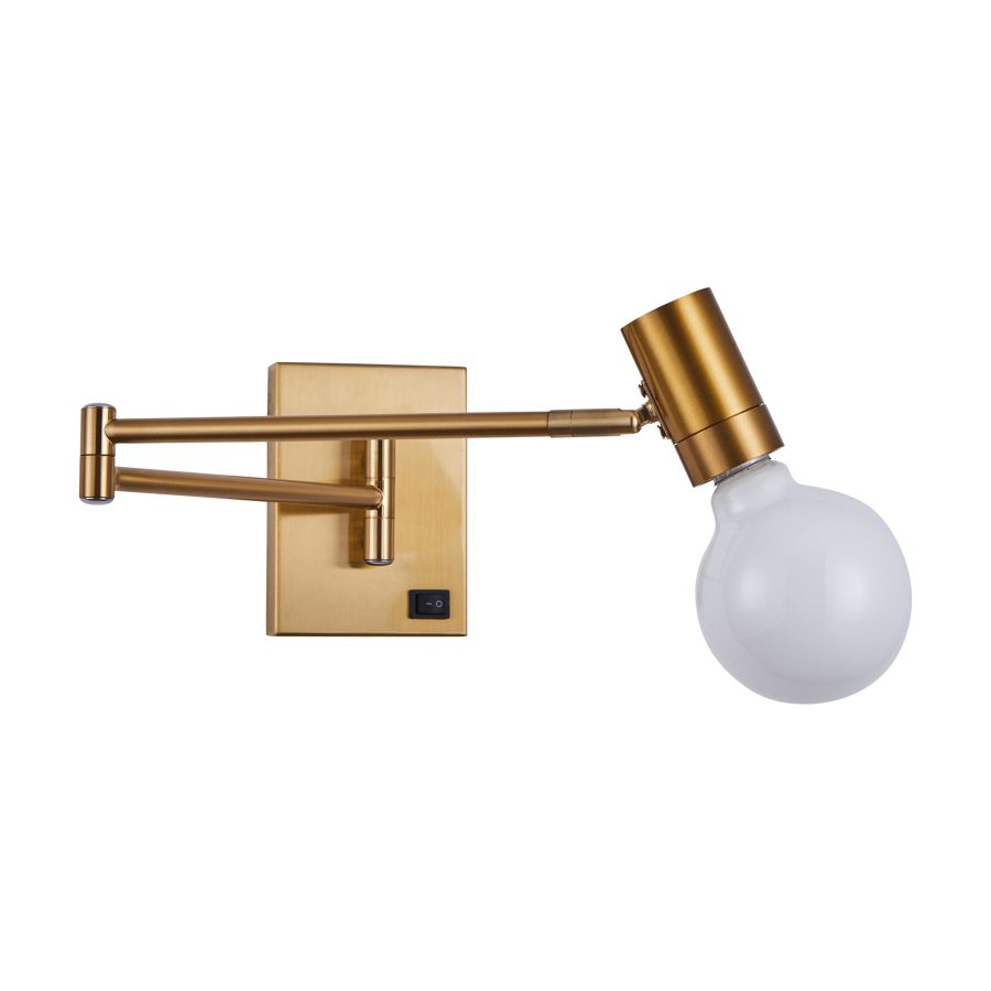 SE21-GM-52 ADEPT GOLD MATT WALL LAMP B3 HOMELIGHTING 77-8279