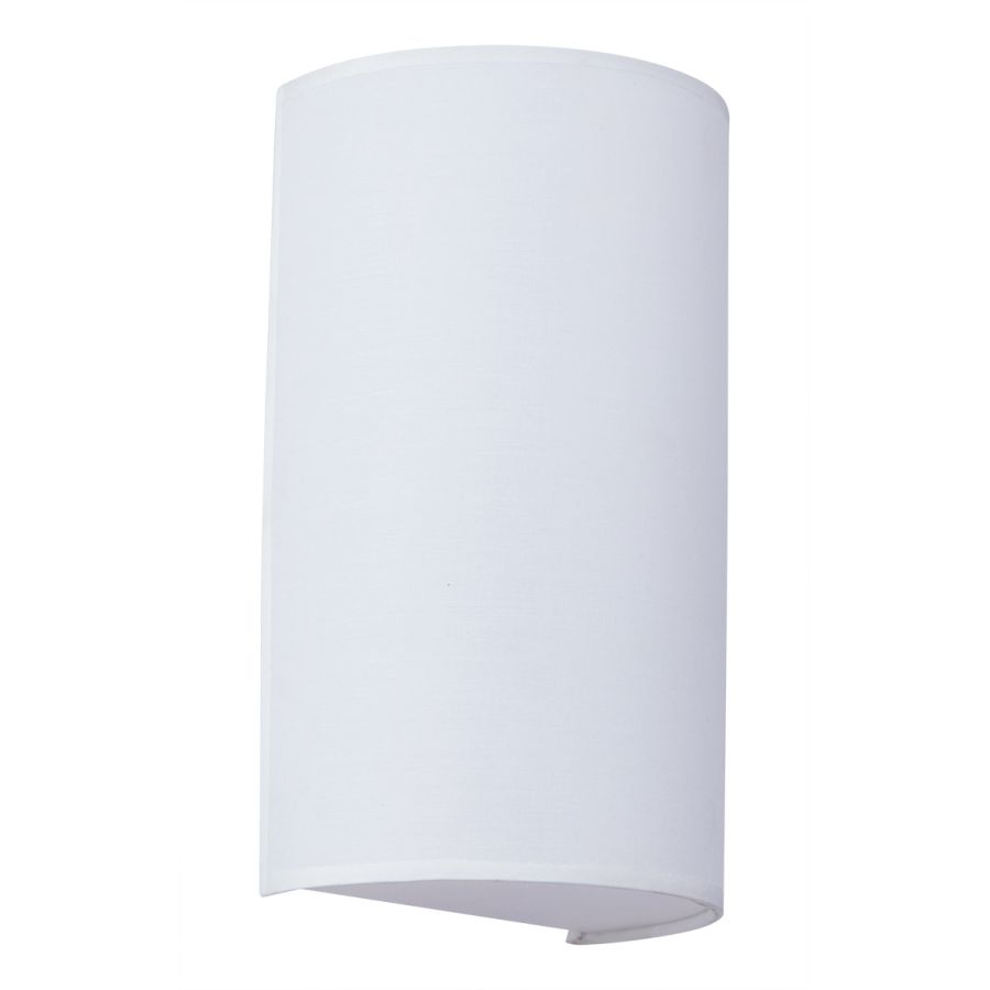 SE21-WH1-15 SERAPH WHITE SHADE WALL LAMP Γ1 HOMELIGHTING 77-8282