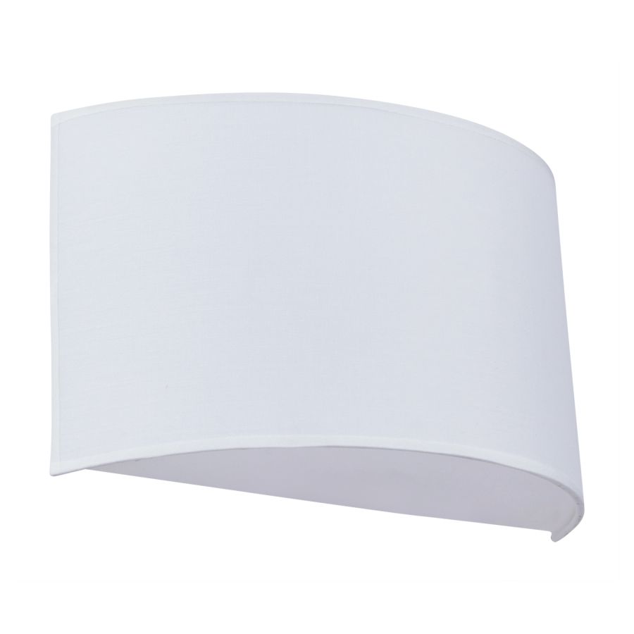 SE21-WH3-15 SERAPH WHITE SHADE WALL LAMP Γ1 HOMELIGHTING 77-8284