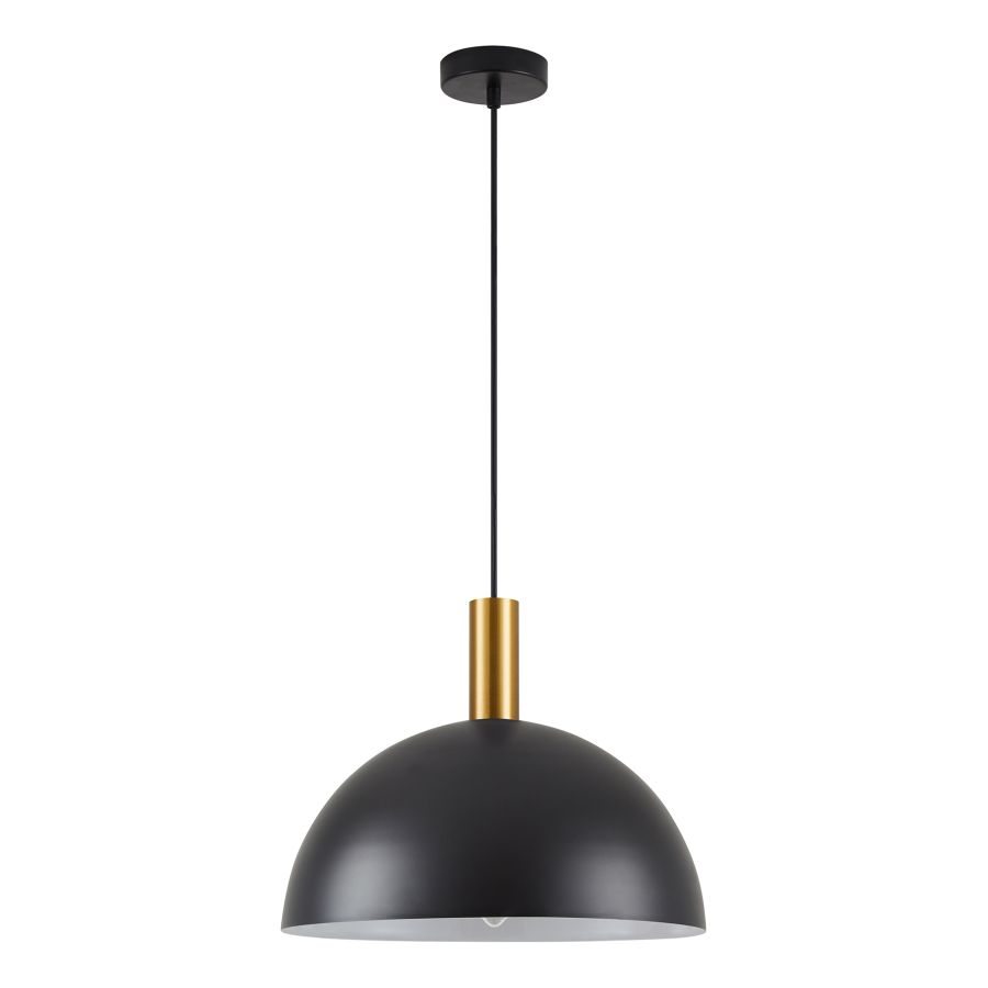 SE21-GM-4-MS40 ADEPT TUBE Gold Matt Pendant Black Metal Shade+ HOMELIGHTING 77-8588