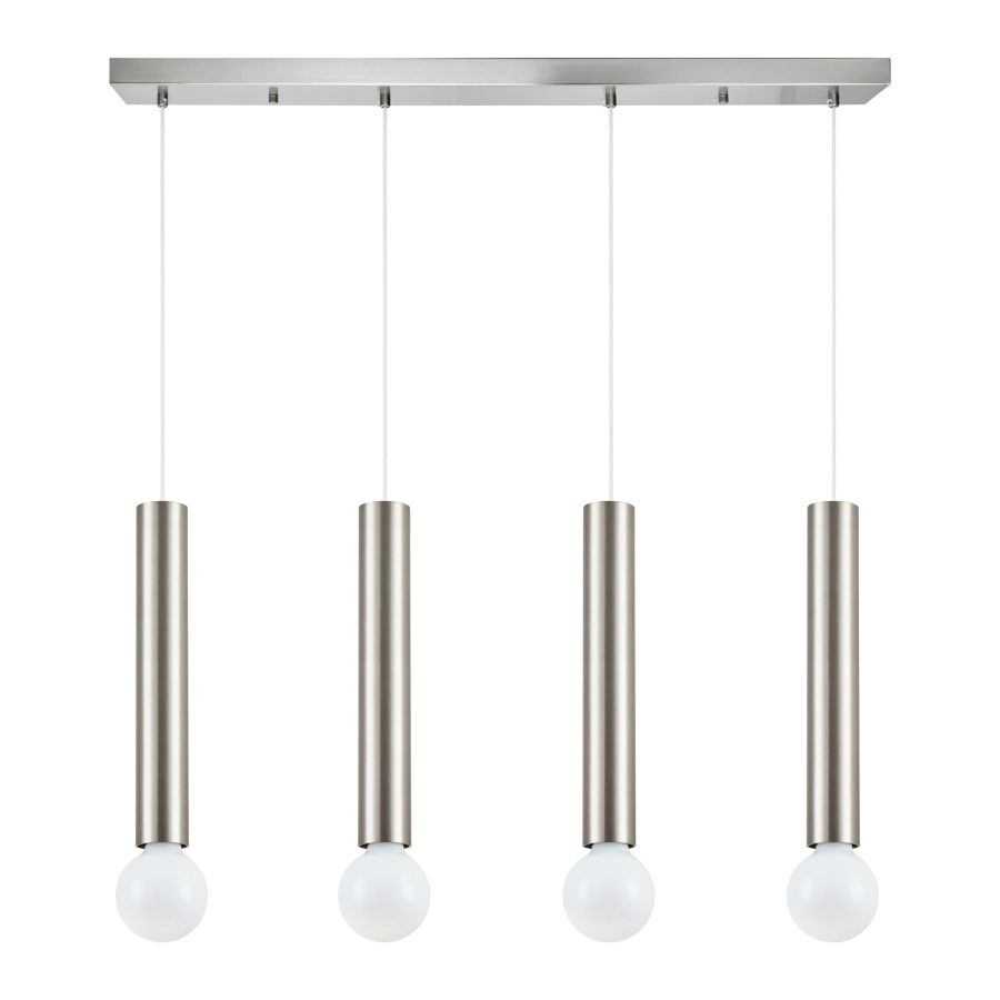 SE21-NM-5-4NM ADEPT TUBE NICKEL MAT Nickel Matt Pendant+ HOMELIGHTING 77-8664