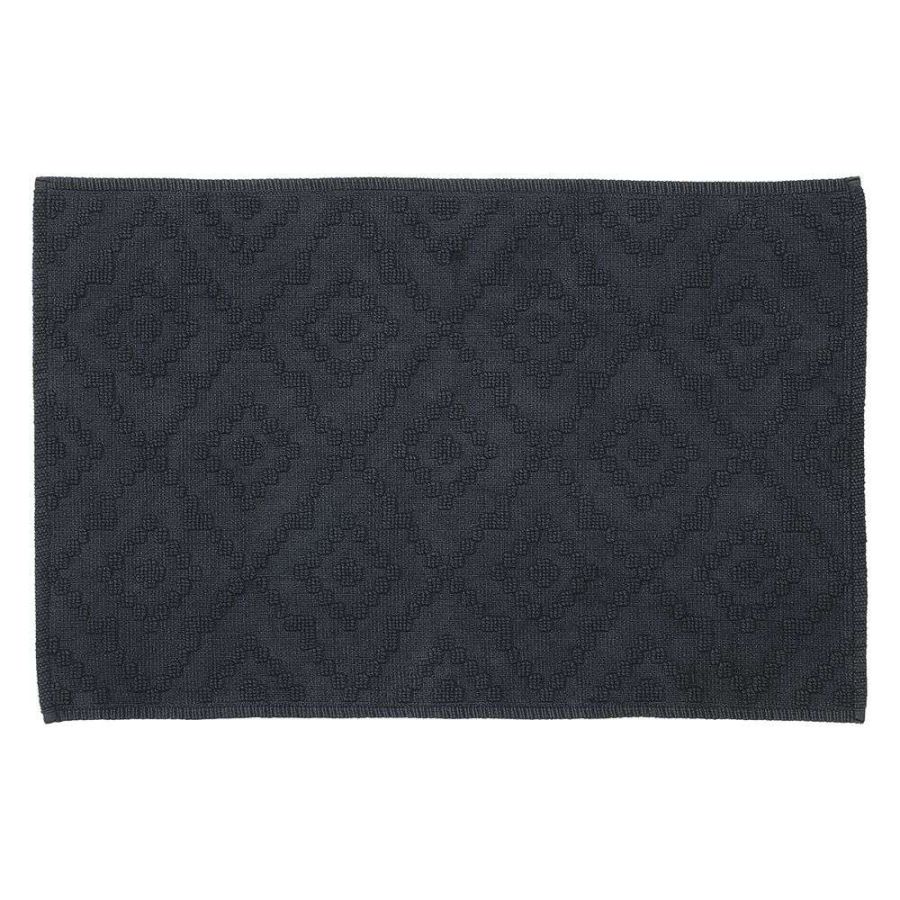 Πατάκι Μπάνιου Βαμβακερό 60x90cm Sealskin Aztec Dark Grey 800095