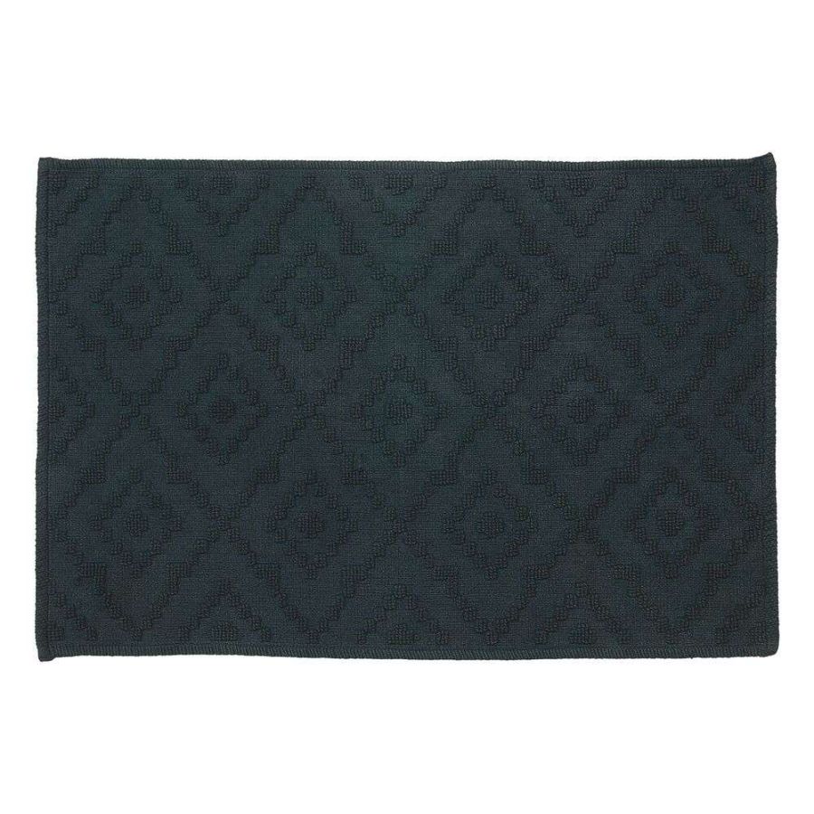 Πατάκι Μπάνιου Βαμβακερό 60x90cm Sealskin Aztec Dark Green 800096
