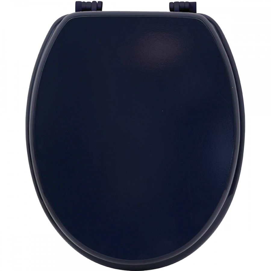 ΚΑΠΑΚΙ WC SOLID MDF 37,2(Φ)x45,5(Μ) ΣΚΟΥΡΟ ΜΠΛΕ San Lorentzo 8267