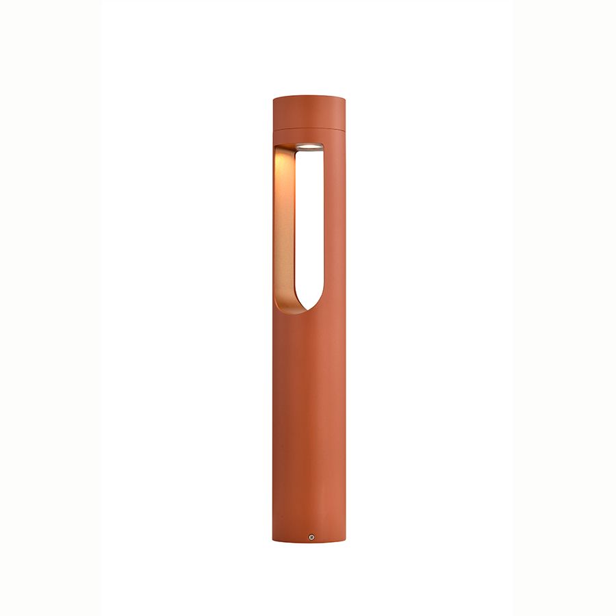 Φωτιστικό Κολωνάκι Αλουμινίου Terracotta Εξ.Χώρου IP65 D10xH65cm Led 12w 3000K 930lm Sun Light TIEMPO-TR 