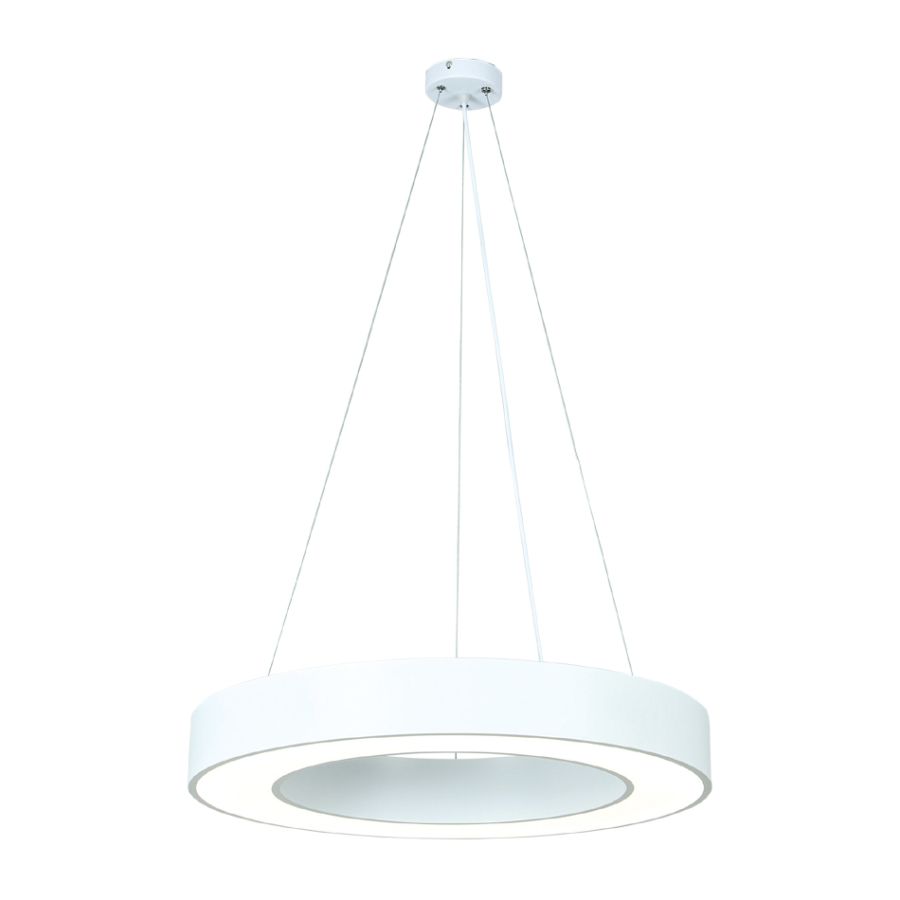 InLight Κρεμαστό φωτιστικό LED 70W σε λευκή απόχρωση D:120cm 6171-120-WH