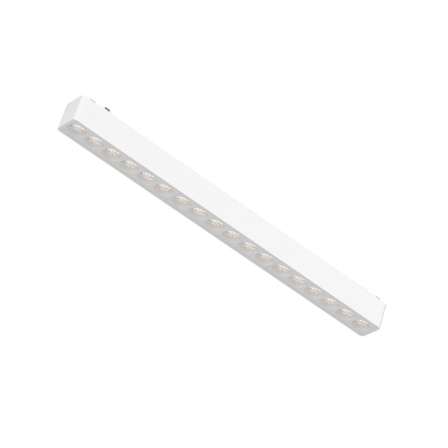 Φωτιστικό LED 18W 3000K για Ultra-Thin Μαγνητική Ράγα σε Λευκή Απόχρωση D:33,8cmX2,4cm Inlight T02901-WH