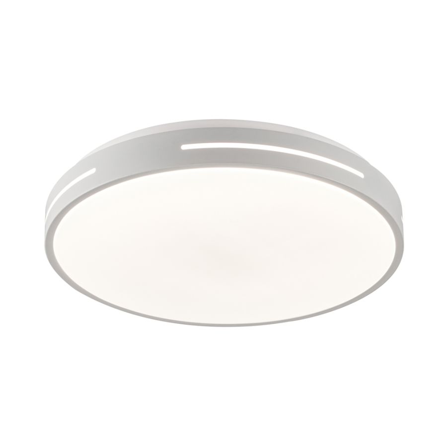 Πλαφονιέρα Led 30w 3000Κ 1380lm D380x70mm Λευκή Alexia Viokef 4287700