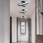 Φωτιστικό Οροφής 25x11x25cm Led 22w 3CCT 3000-4000-6500K SE LED 25 SIERRA CEILING BLACK HOMELIGHTING 77-50469