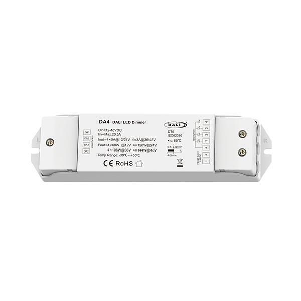 DALI LED DIMMER 5A*4CH 12-48VDC DA4 Eurolamp 145-71601