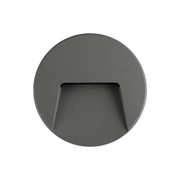 ΦΩΤΙΣΤΙΚΟ ΤΟΙΧΟΥ SLIM LED 3W IP65 230V 4000K Φ135mm ΓΡΑΦΙΤΗΣ PRO ARTE ILLUMINA Eurolamp 145-52095