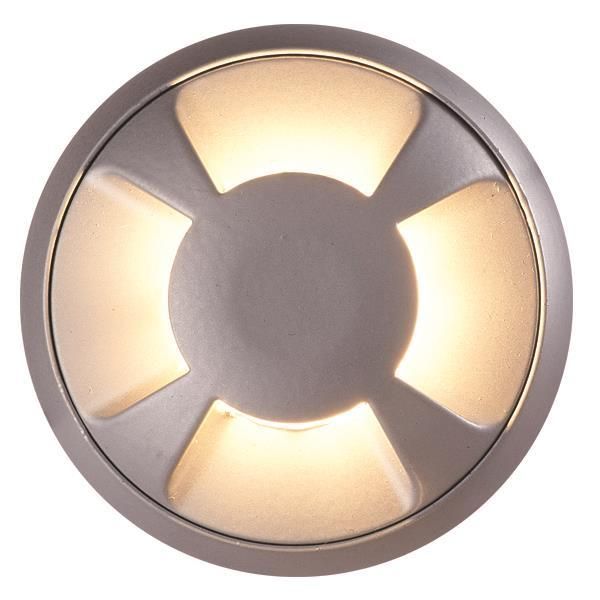 ΦΩΤΙΣΤΙΚΟ ΔΑΠΕΔΟΥ ΕΞΩΤΕΡΙΚΟ 4F LED 3W IP65 12V Φ68X24mm ΜΑΥΡΟ PRO ARTE ILLUMINA Eurolamp 145-52521