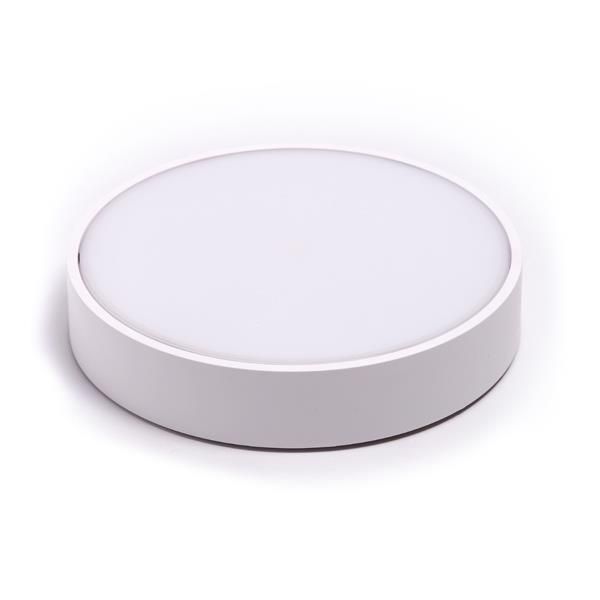 ΠΛΑΦΟΝΙΕΡΑ ΣΤΡΟΓΓΥΛΗ ΛΕΥΚΗ LED 24W Φ30 4000Κ IP54 ARTE ILLUMINA Eurolamp 145-20083