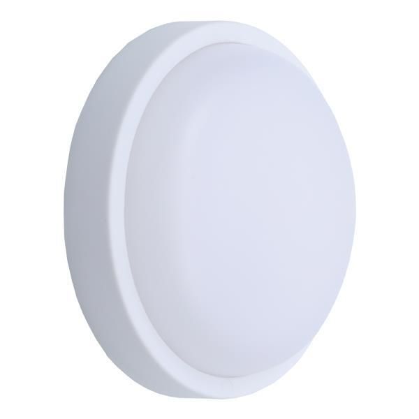 ΦΩΤΙΣΤΙΚΟ ΤΟΙΧΟΥ ΣΤΡΟΓΓΥΛΟ LED 18W Φ200X55 3000K IP54 ΛΕΥΚΟ PLUS ARTE ILLUMINA Eurolamp 145-20017