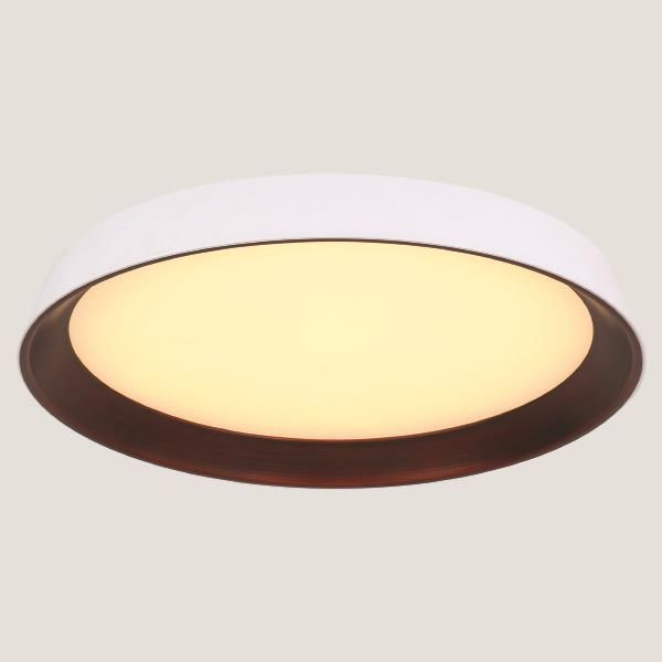 ΠΛΑΦΟΝΙΕΡΑ LED 60W Φ700X90 3000Κ ΛΕΥΚΗ/ΜΠΡΟΝΖΕ MOONLIGHT ARTE ILLUMINA Eurolamp 144-51007