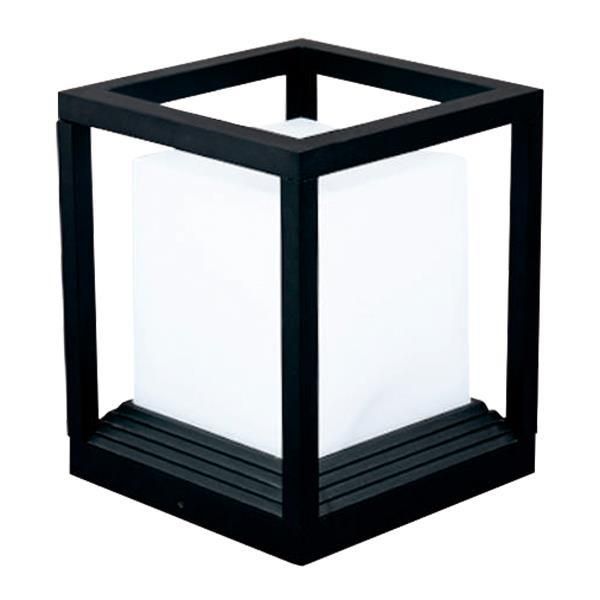 ΦΩΤΙΣΤΙΚΟ ΑΛΟΥΜΙΝΙΟΥ Ε27 150X150X190 IP65 ΜΑΥΡΟ ARTE ILLUMINA Eurolamp 145-20632