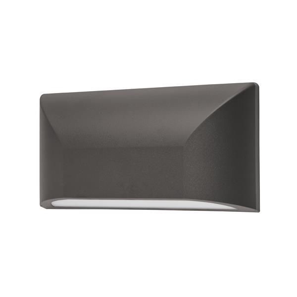 ΑΠΛΙΚΑ ΤΟΙΧΟΥ LED SLIM 6W IP65 220-240V 4000K 220X51X113mm ΓΡΑΦΙΤΗ PRO ARTE ILLUMINA Eurolamp 145-52077