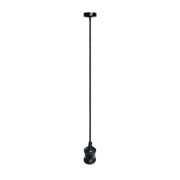 NTOYI ΚΡΕΜΑΣΤΟ ΜΑΥΡΟ E27 Eurolamp 147-23154