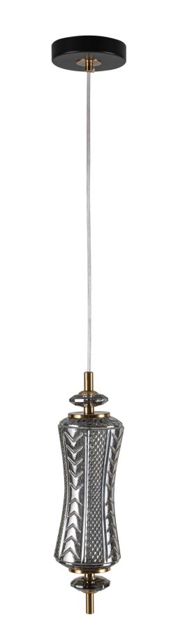 PDC 1287 CR 1/Φ ΜΑΚΡΟΣΤΕΝΟ ΓΥΑΛΙΝΟ ΧΡΩΜΙΟ LED-7W ΔΙΑΚΟΣΜΗΤΙΚΟ ΚΡΥΣΤΑΛΛΟ ARlight 0084658