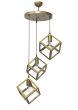 KYVOS/3L GOLD MAT PENDEL 3/L ΚΡΕΜΑΣΤΟ ΜΕΤ. Heronia 34-0353