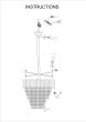 SE21-14-11 IMPERIAL CASCADE GOLD Φ60*42-120cm E14*11 2 YEARS WARRANTY HOMELIGHTING 77-51205