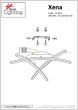 SE LED 65-3 XENA CEILING BRUSHED GOLD Ε3 HOMELIGHTING 77-8173
