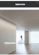 SM-1050-10 Linear Slim Lighting Surface Mounted 1050 flloodlight 105cmx1,5cm 10W 1050lm DC24V HOMELIGHTING 77-9071
