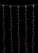 1000Led Σταθερή Συμμετρική Κουρτίνα Rubber Ip65,Με Επέκταση Δεξιά , Αριστερά , Πάνω Και Κάτω 2 x 10(h)cm,Λευκό Καλώδιο/Θερμό Λαμπάκι (Kelvin: 2.500 - 3.000) Lianos 60126