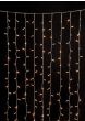 200Led Σταθερή Συμμετρική Κουρτίνα Rubber Με Επέκταση Ip65 Και Μπρίζα Σούκο 200 x 100(h)cm,Λευκό Καλώδιο/ Θερμό Λαμπάκι (Kelvin: 2.500 - 3.000) Lianos 62300