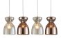 SE4314-04 DOMENICO PENDANT CONGAC-COPPER GLASS Γ4+ HOMELIGHTING 77-3719
