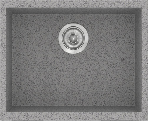 Sanitec Νεροχύτης 341 Classic 50×40 341-04-Granite-Grey