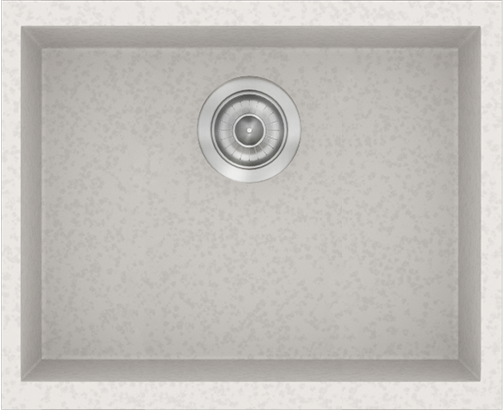 Sanitec Νεροχύτης 341 Classic 50×40 341-14-Metallic-Ice