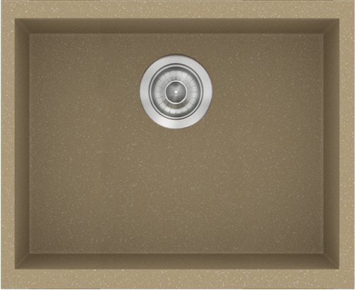 Sanitec Νεροχύτης 341 Classic 50×40 341-15-Metallic-Cream
