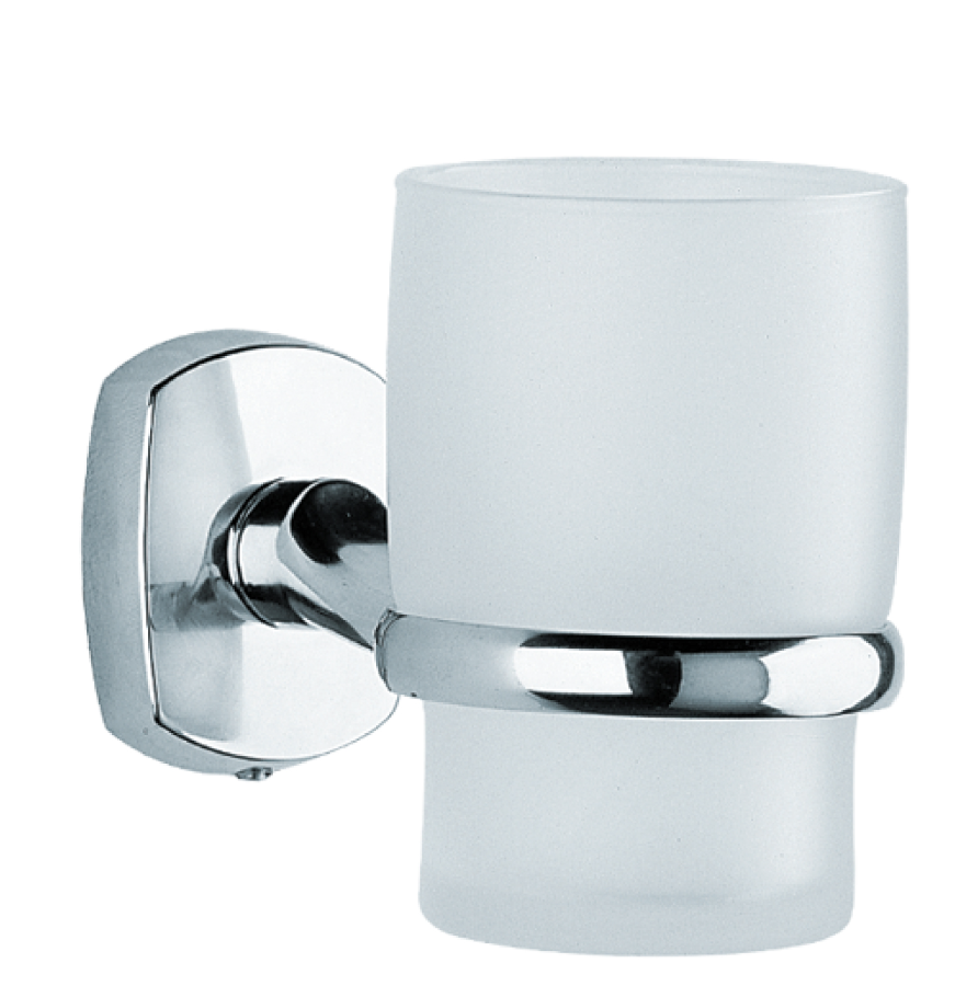 Ποτηροθήκη Γυαλί Χρώμιο Bronze Art Eco 20H8-10