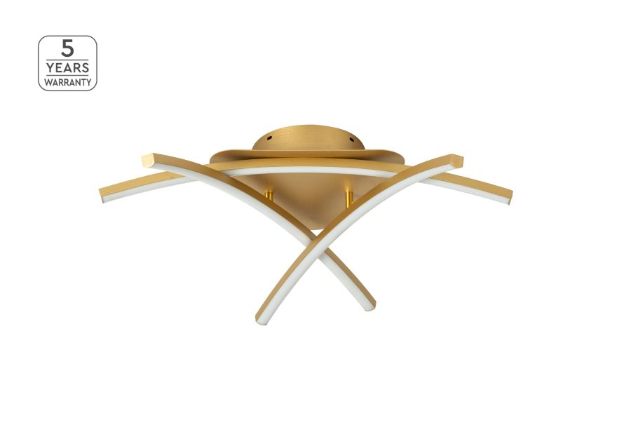 SE LED 65-3 XENA CEILING BRUSHED GOLD Ε3 HOMELIGHTING 77-8173