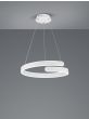Φωτιστικό Κρεμαστό Λευκό Ματ 50xH150cm Led 37w 4500lm 4000K Switch Dimmer Trio Lighting Parma R37071131